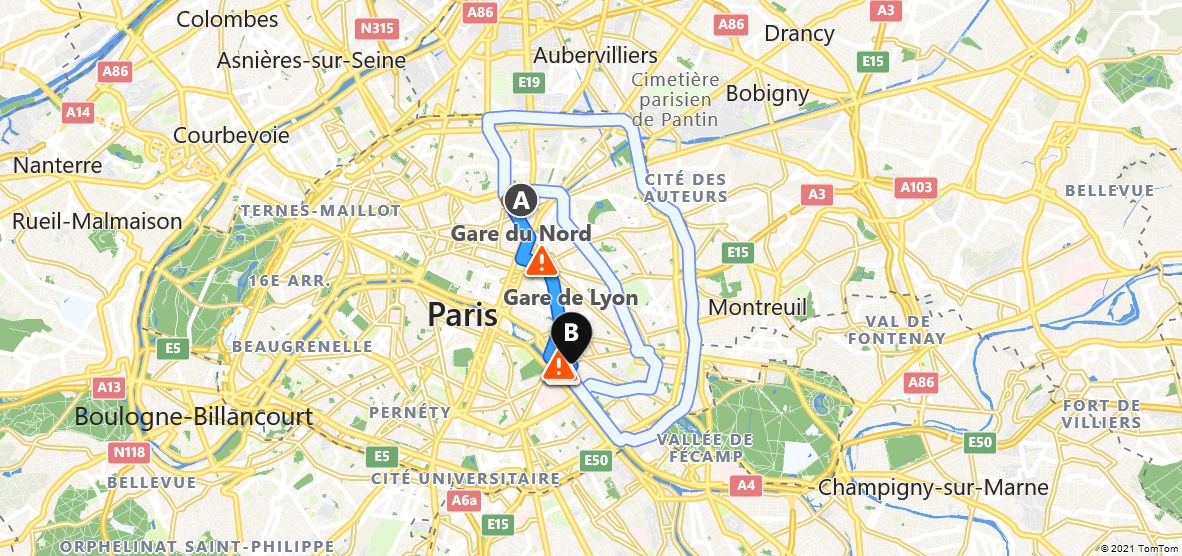 Paris trip planner